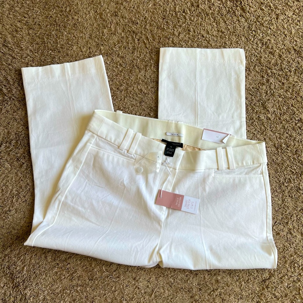 Lane Bryant Cream Ankle Pants